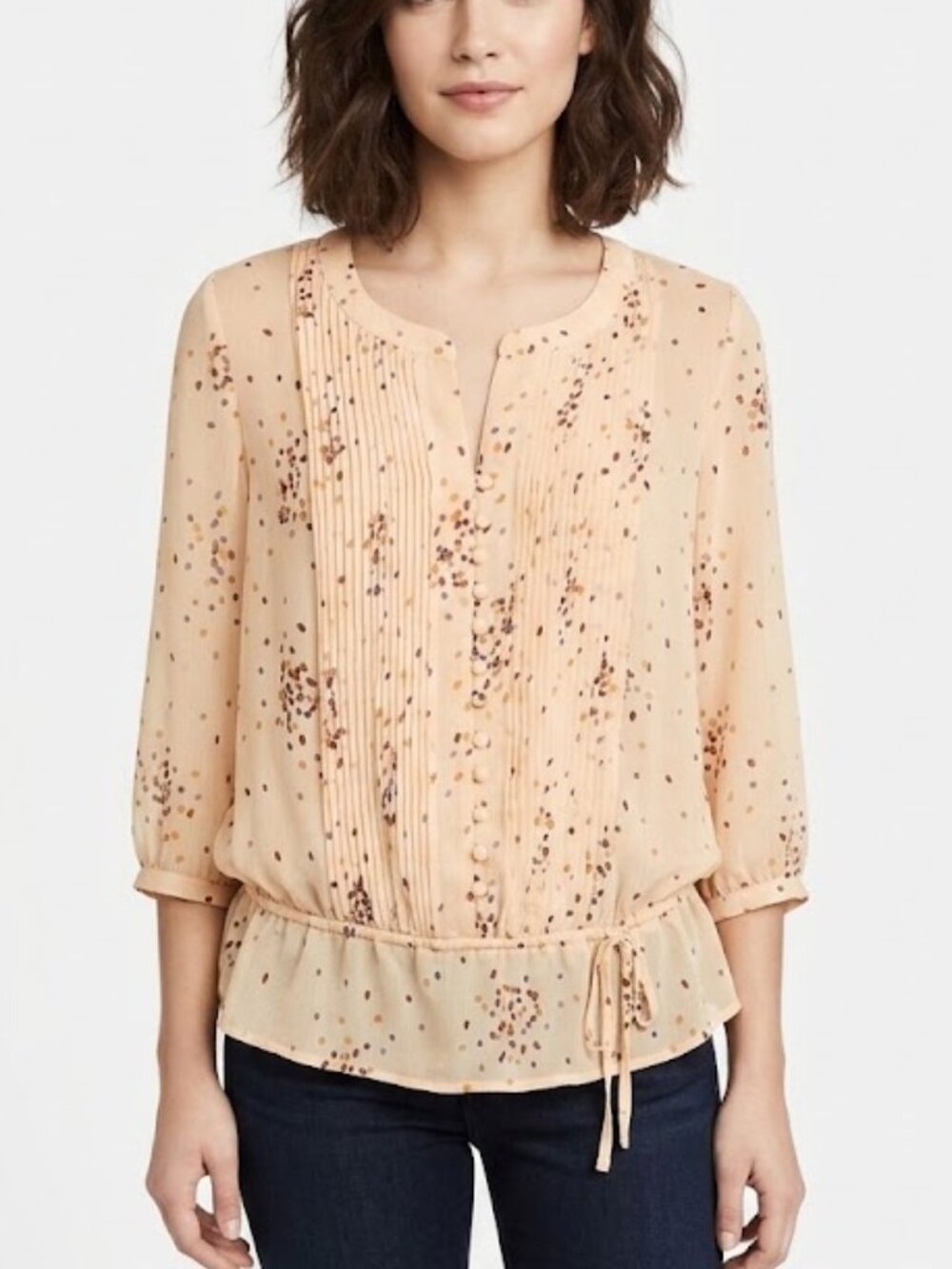 A.N.A. Button down Boho Blouse XL